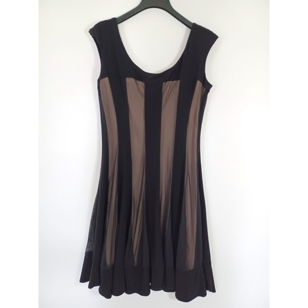 Joseph Ribkoff Dress Size 16 Event Classic Elegant Minimalist Mesh Effortless